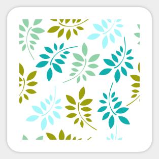 Multicoloured leaves pattern / seasonal design Sticker